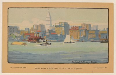 New York fra 34th Street Ferry af Rachael Robinson Elmer