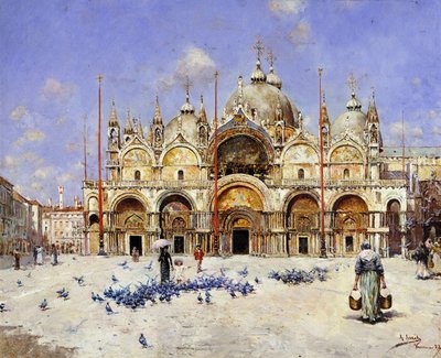 San Marco, Venedig, 1883 af Rafael Senet
