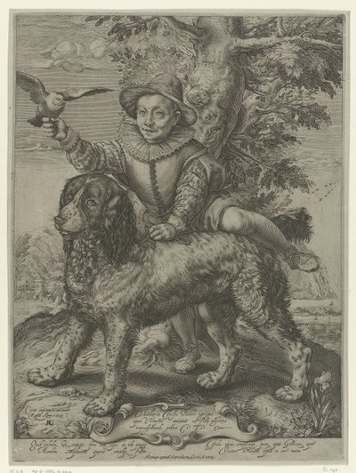 Portræt af Frederik de Vries af Raffaello Guidi