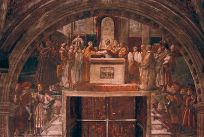 Begrundelse af Leo III, 1514 af Raffaello Sanzio Raphael