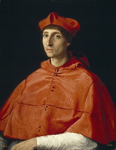 Portræt af en kardinal, ca. 1510 af Raffaello Sanzio Raphael