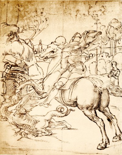 St. George dræber dragen af Raffaello Sanzio Raphael