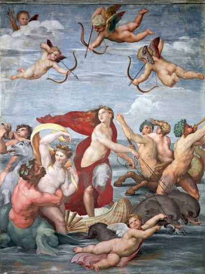 Triumf af Galatea, ca. 1512 af Raffaello Sanzio Raphael