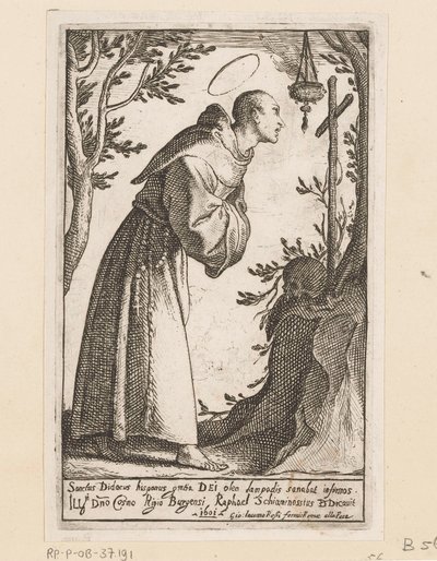 Heilige Didacus van Alcalá af Raffaello Schiaminossi
