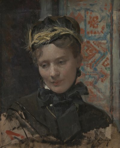 Portræt af en dame, 1885-1896 af Raimundo de Madrazo y Garreta