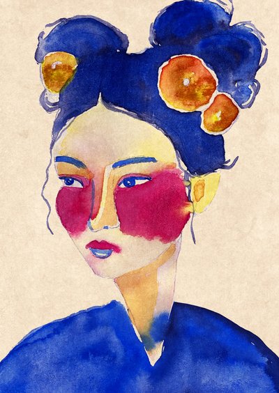 Asian Girl af Raissa Oltmanns
