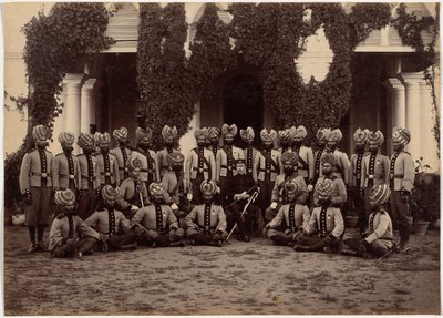 Afdeling af Bhopal-bataljonen i Indore af Raja Deen Dayal