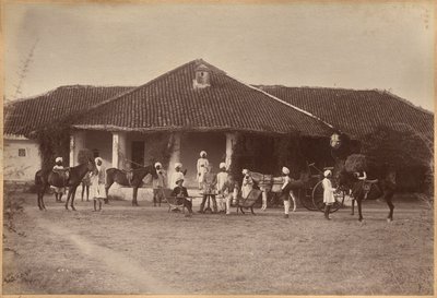 Dr. Morris og selskab, Jhansi (forside) af Raja Deen Dayal