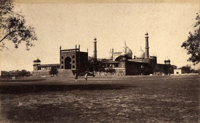 Jama Masjid Musaqi, Delhi, 1886 af Raja Deen Dayal