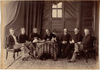 Lord Dufferin og Indiens øverste regeringsråd af Raja Deen Dayal