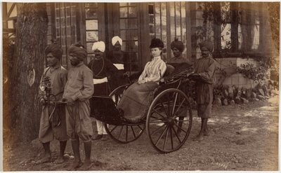 Frøken Lyall, Shimla af Raja Deen Dayal