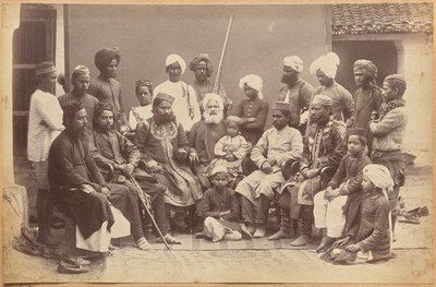 Mowhri Rahman Alli Khans familie, Rewa (forside, nederst) af Raja Deen Dayal