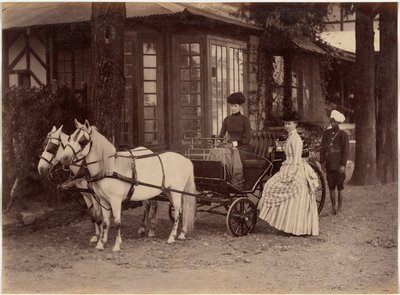Fru og frøken Lyall, Shimla af Raja Deen Dayal