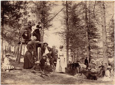 Picnicselskab, Mashobra af Raja Deen Dayal