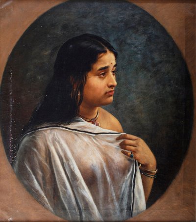 Malayali Lady, af Raja Ravi Varma af Raja Ravi Varma