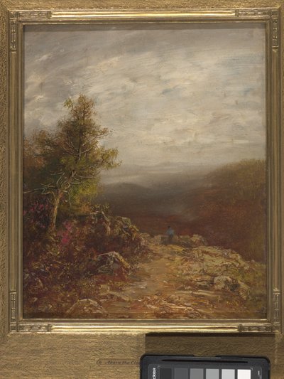 Above The Clouds (olie på lærred) af Ralph Albert Blakelock