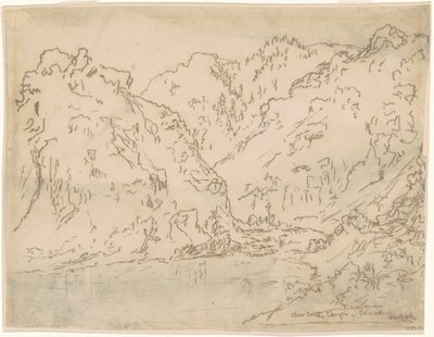 Clear Creek Canyon, Rocky Mountains, Colorado af Ralph Albert Blakelock