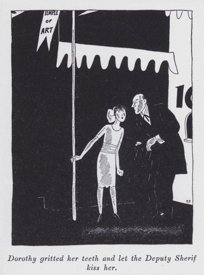 Illustration til "But Gentlemen Marry Brunettes" af Anita Loos (litho) af Ralph Barton