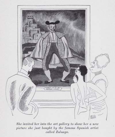 Illustration til "But Gentlemen Marry Brunettes" af Anita Loos (litho) af Ralph Barton