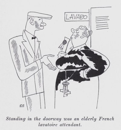 Illustration til "But Gentlemen Marry Brunettes" af Anita Loos (litho) af Ralph Barton