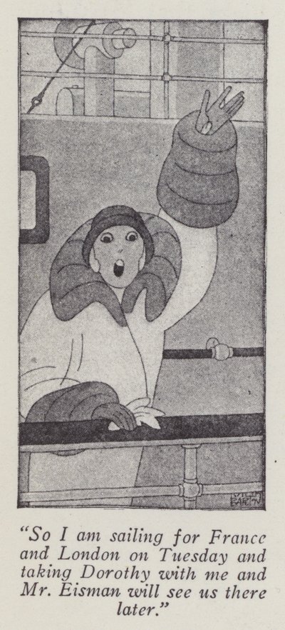 Illustration til Gentlemen Prefer Blondes af Anita Loos (litho) af Ralph Barton
