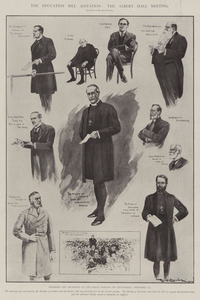Agitation af uddannelsesloven, Albert Hall-mødet af Ralph Cleaver