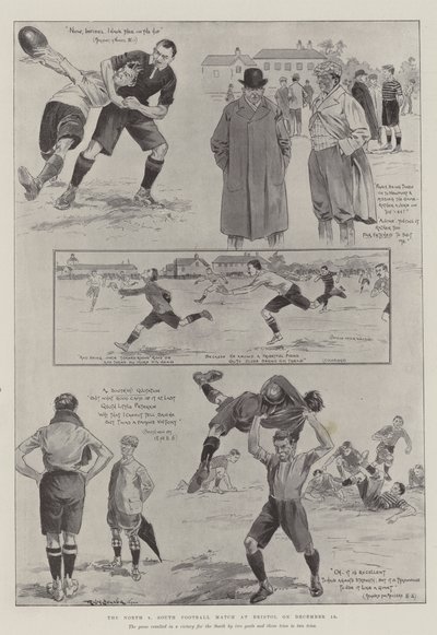 North v South Football Match i Bristol den 15. december af Ralph Cleaver
