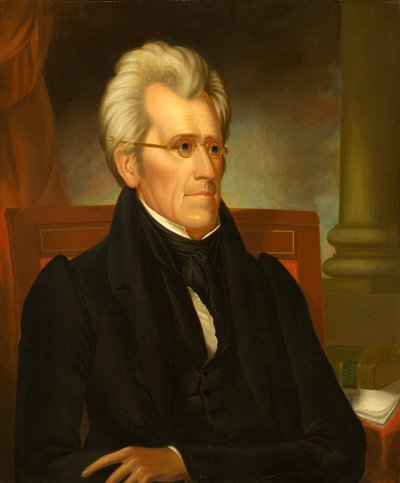 Andrew Jackson (1767–1845), ca. 1830-32 (olie på panel) af Ralph Eleaser Whiteside Earl
