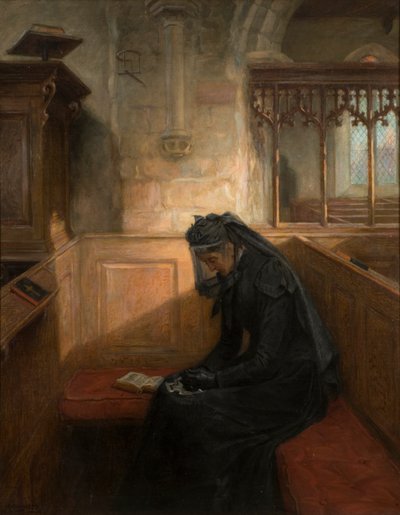 Enken, 1899 af Ralph Hedley