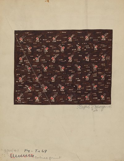 Calico print af Ralph N. Morgan