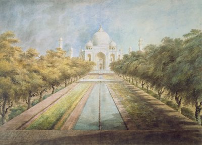 Taj Mahal (akvarel på papir) af Ram Sita