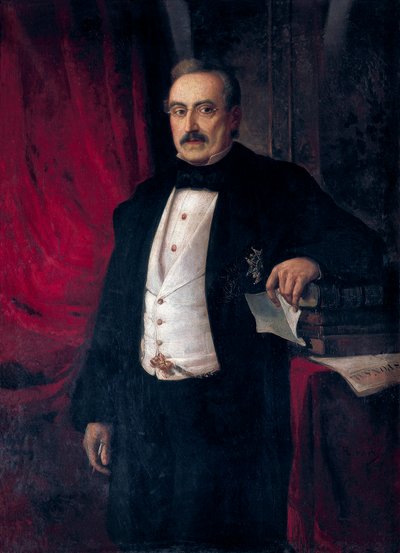 Portræt af forfatter og økonom Buenaventura Carlos Aribau (1798-1862) af Ramón Martí Alsina