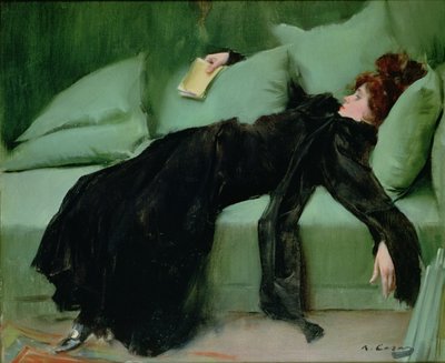 Efter bolden (olie på lærred) af Ramon Casas i Carbo
