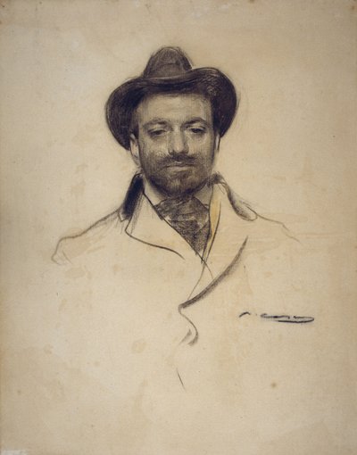 Portræt af Josep Maria Sert 1874-1945 af Ramon Casas i Carbo