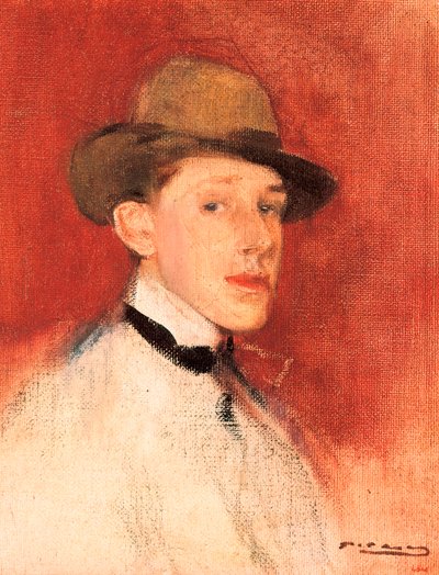 Studie til et portræt af kong Alfonso XIII (eller Alphonse de Bourbon) (1886-1941), detalje af Ramon Casas i Carbo