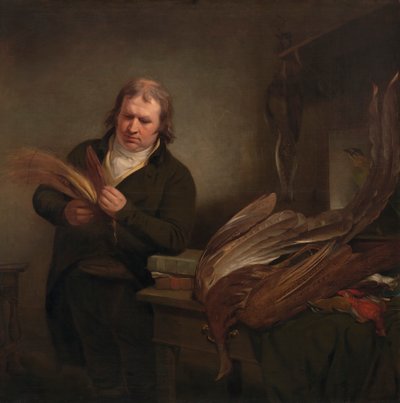 En ornitolog, muligvis John Latham af Ramsay Richard Reinagle