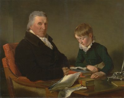 Francis Noel Clarke Mundy og hans barnebarn, William Mundy af Ramsay Richard Reinagle