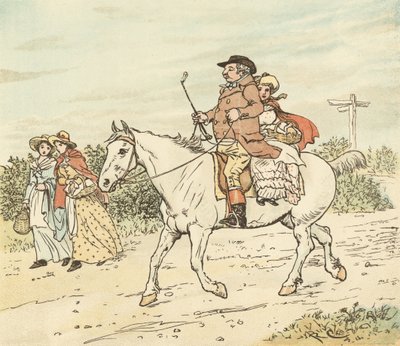 En bonde gik i trav på sin grå hoppe af Randolph Caldecott