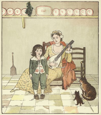 En elegi om en gal hunds død af Randolph Caldecott
