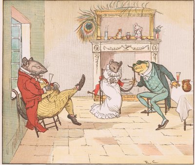 Bed, hr. frø, vil du give os en sang af Randolph Caldecott