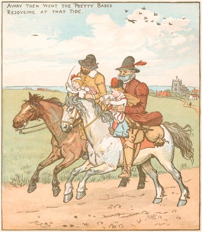 Scene fra The Babes in the Wood, 1878 af Randolph Caldecott