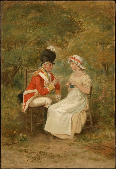 Den frivilliges frieri, 1798 af Randolph Caldecott