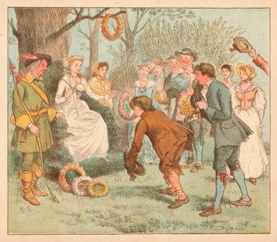 ...de gik til en bower..., c1885, 1934. af Randolph Caldecott