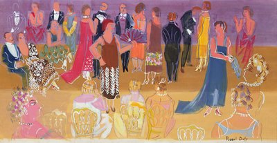 En reception i havneadmiralens hovedkvarter af Raoul Dufy