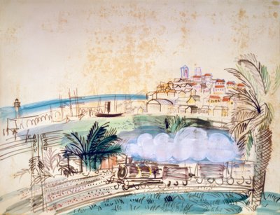 Antibes, jernbanen af Raoul Dufy
