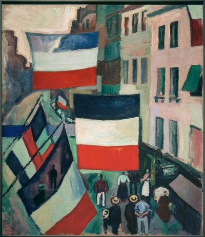 Markeret gade af Raoul Dufy
