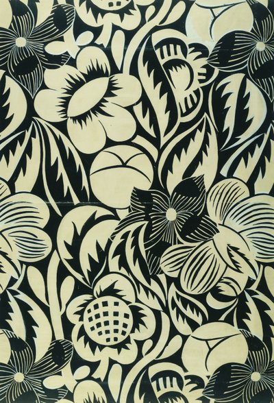 Sorte og hvide blomster; Les Fleurs Noires et Blanches af Raoul Dufy