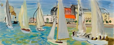 Både i Le Havre af Raoul Dufy