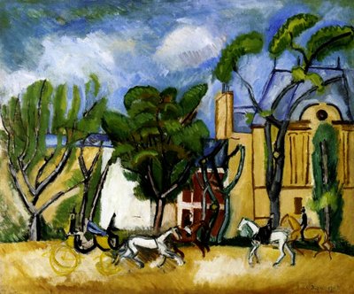Bois de Boulogne af Raoul Dufy