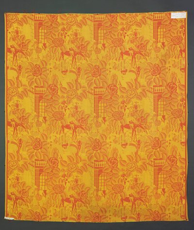 Klæde med design i jugendstil (tekstil) af Raoul Dufy